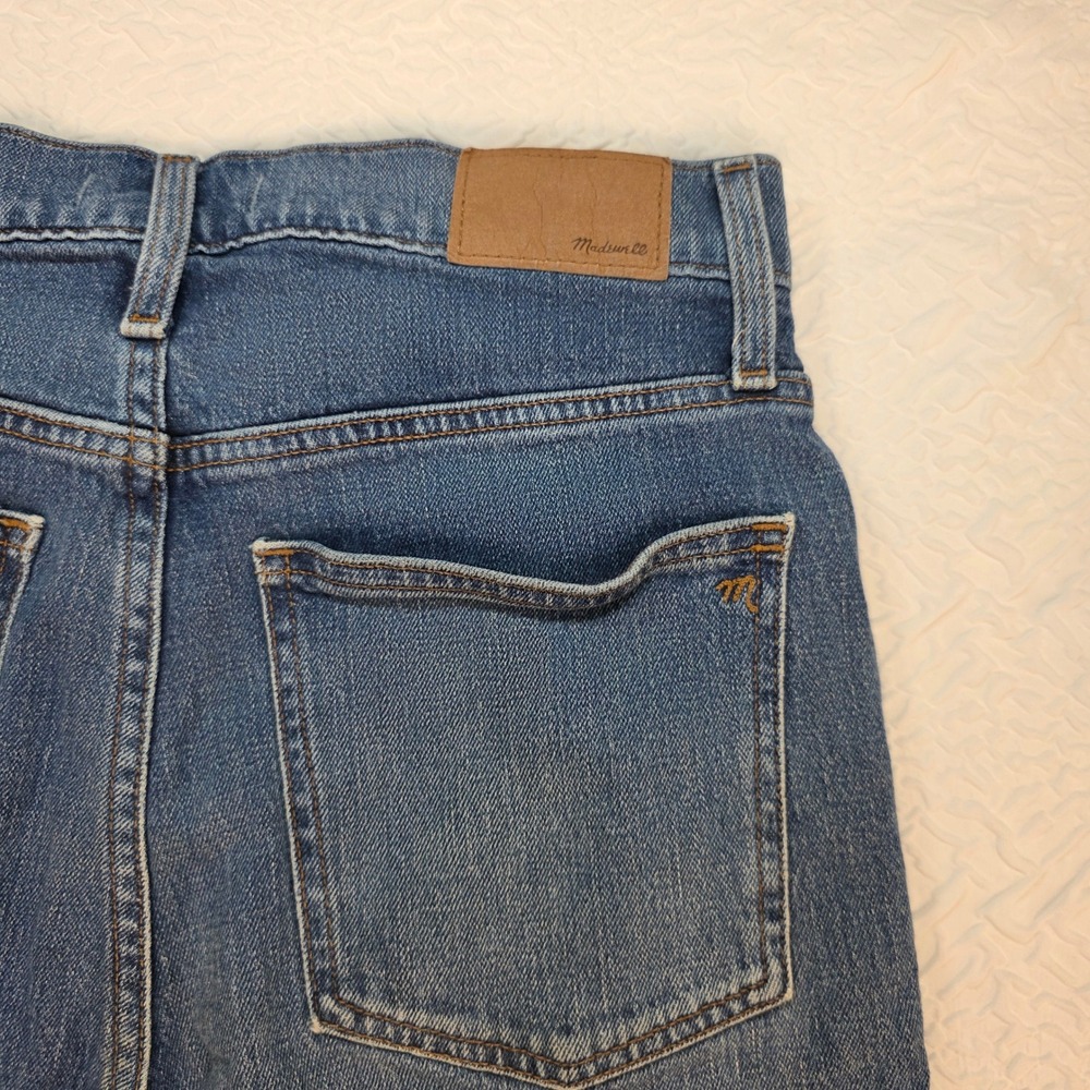 Madewell The Perfect Vintage Jean Medium Wash High Rise Tapered Denim Size 27 - Picture 7 of 9